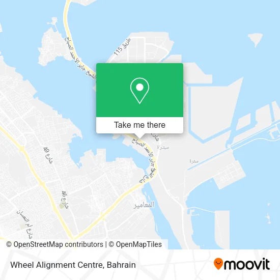 Wheel Alignment Centre map