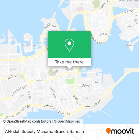 Al-Eslah Society Manama Branch map