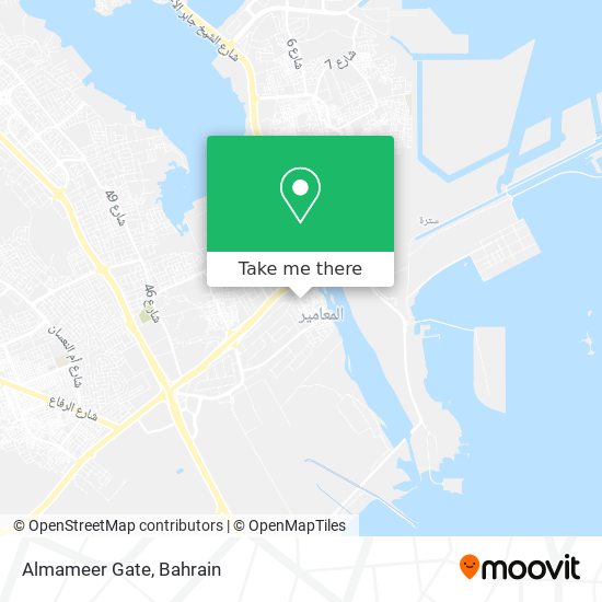 Almameer Gate map