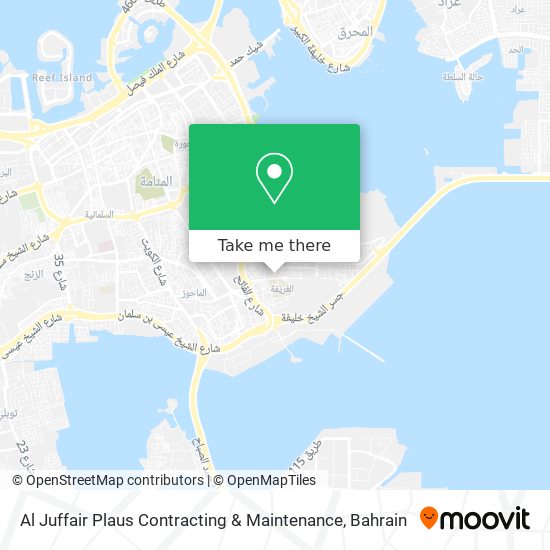 Al Juffair Plaus Contracting & Maintenance map