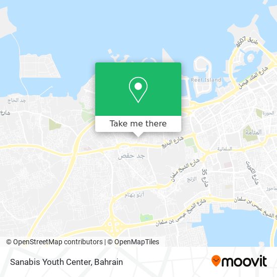 Sanabis Youth Center map
