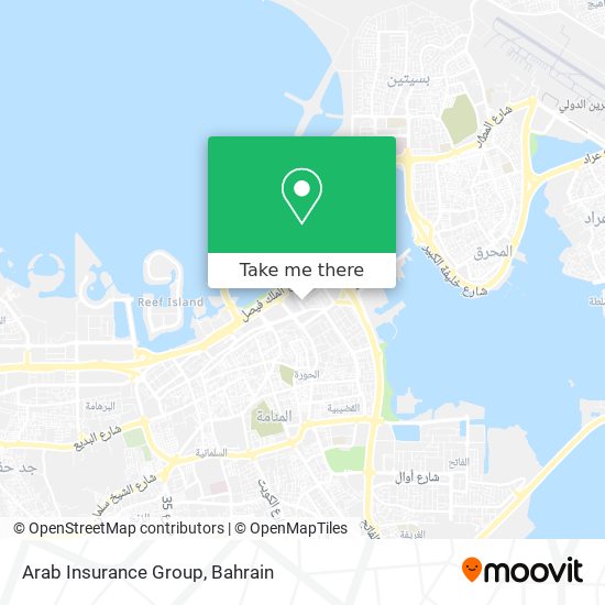 Arab Insurance Group map