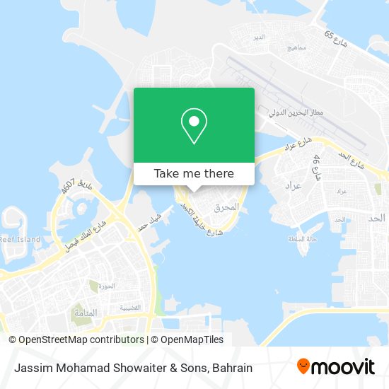 Jassim Mohamad Showaiter & Sons map