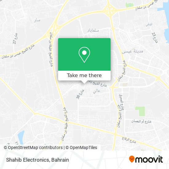 Shahib Electronics map