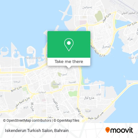 Iskenderun Turkish Salon map
