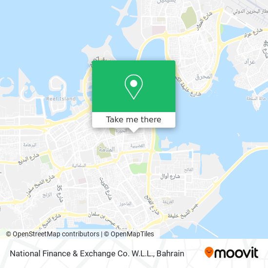 National Finance & Exchange Co. W.L.L. map