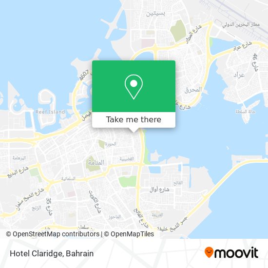 Hotel Claridge map
