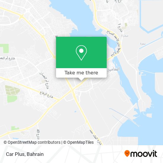 Car Plus map