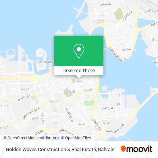 Golden Waves Construction & Real Estate map