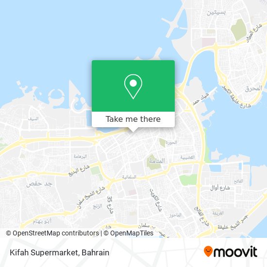 Kifah Supermarket map