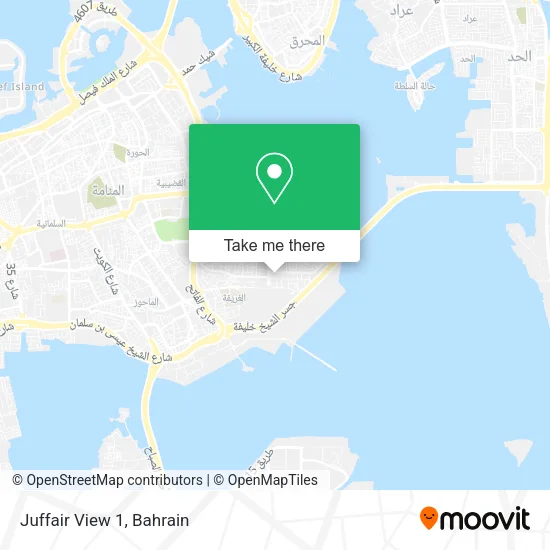 Juffair View 1 map