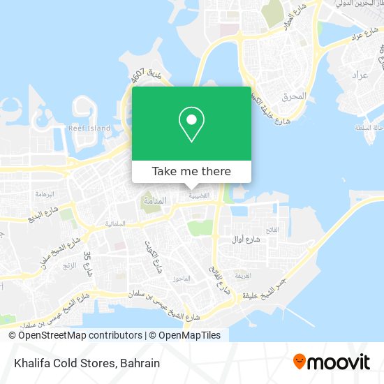 Khalifa Cold Stores map