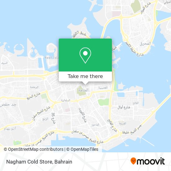 Nagham Cold Store map