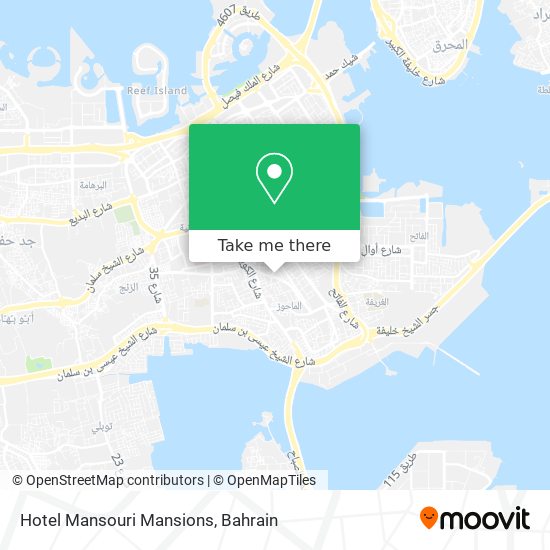 Hotel Mansouri Mansions map