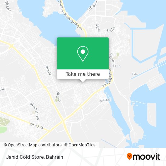 Jahid Cold Store map
