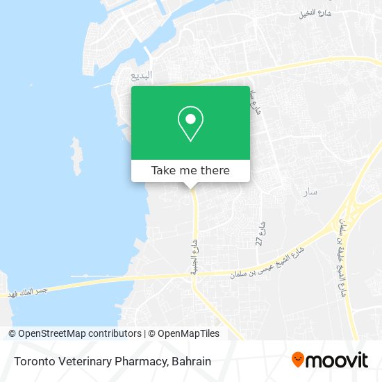 Toronto Veterinary Pharmacy map