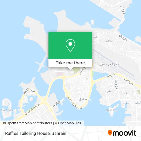 Ruffles Tailoring House map
