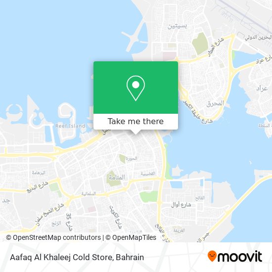 Aafaq Al Khaleej Cold Store map
