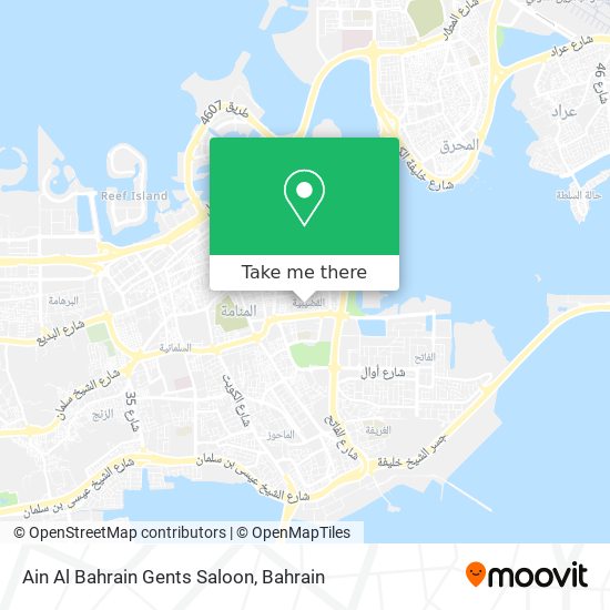 Ain Al Bahrain Gents Saloon map