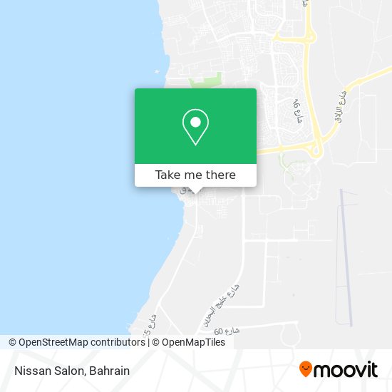 Nissan Salon map