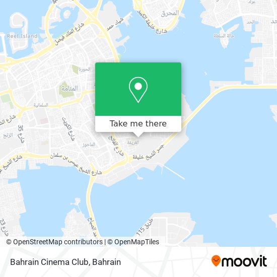 Bahrain Cinema Club map