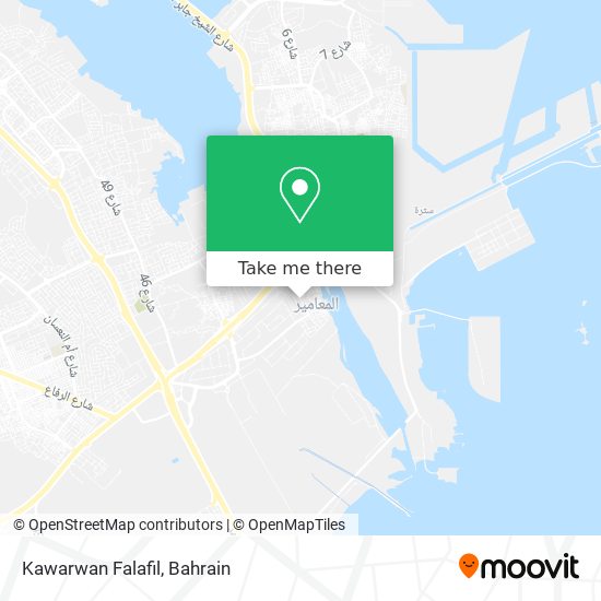 Kawarwan Falafil map