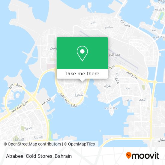 Ababeel Cold Stores map