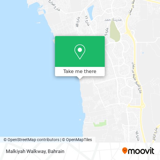 Malkiyah Walkway map