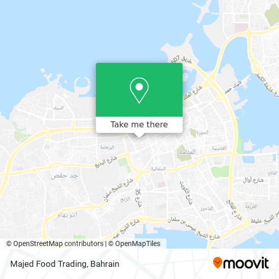 Majed Food Trading map
