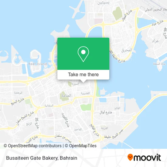 Busaiteen Gate Bakery map