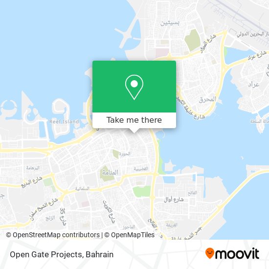 Open Gate Projects map