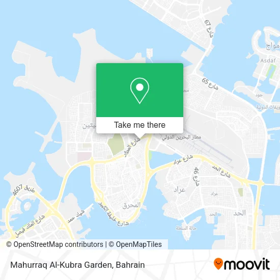 Mahurraq Al-Kubra Garden map
