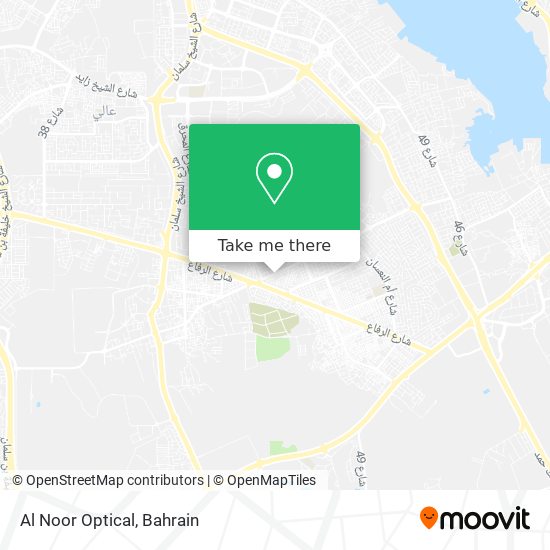 Al Noor Optical map