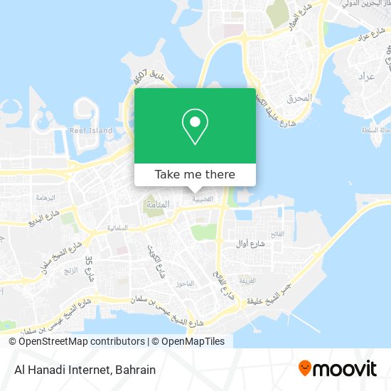 Al Hanadi Internet map