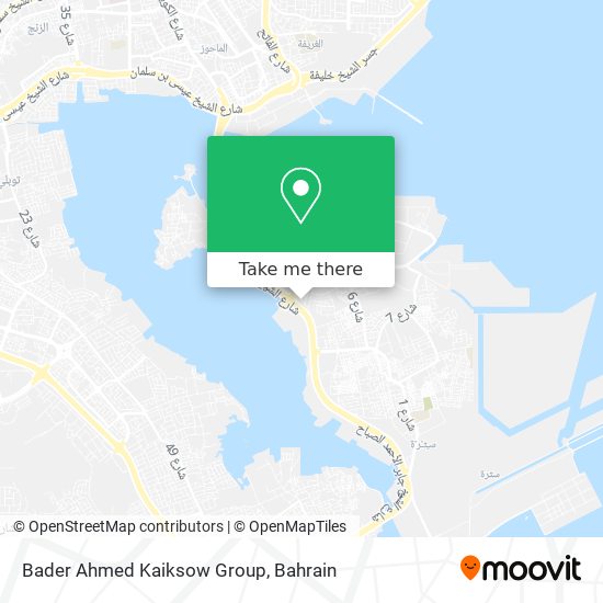 Bader Ahmed Kaiksow Group map