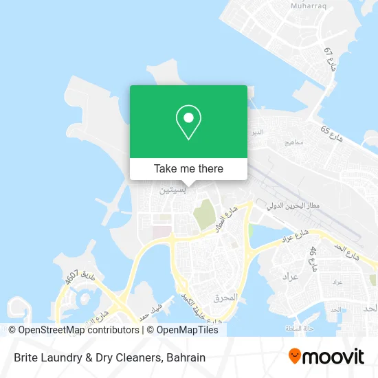 Brite Laundry & Dry Cleaners map