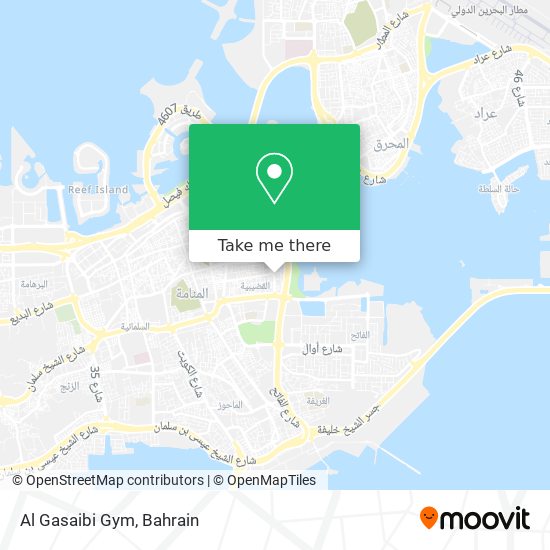 Al Gasaibi Gym map