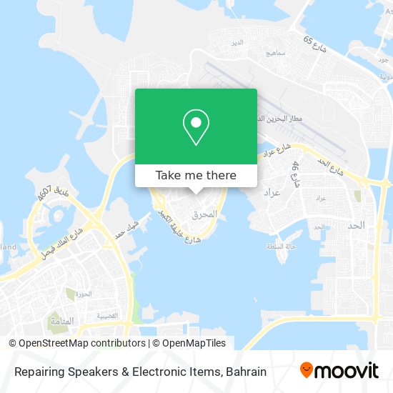 Repairing Speakers & Electronic Items map
