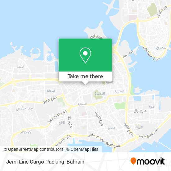 Jemi Line Cargo Packing map