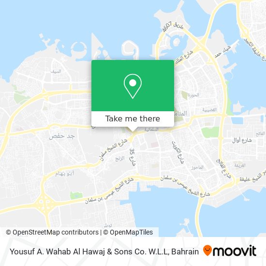 Yousuf A. Wahab Al Hawaj & Sons Co. W.L.L map