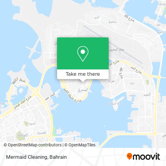 Mermaid Cleaning map