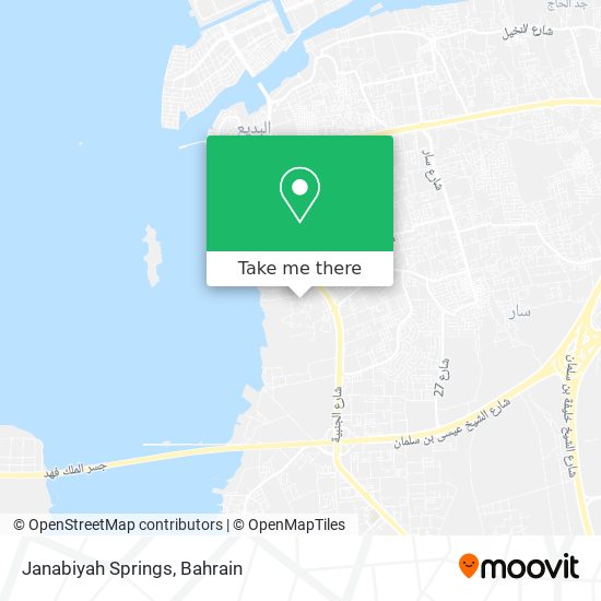 Janabiyah Springs map