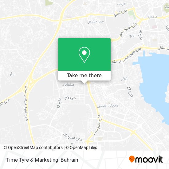 Time Tyre & Marketing map