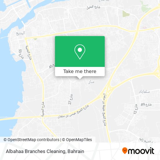 Albahaa Branches Cleaning map