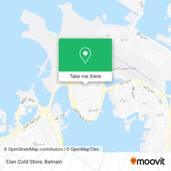 Elan Cold Store map
