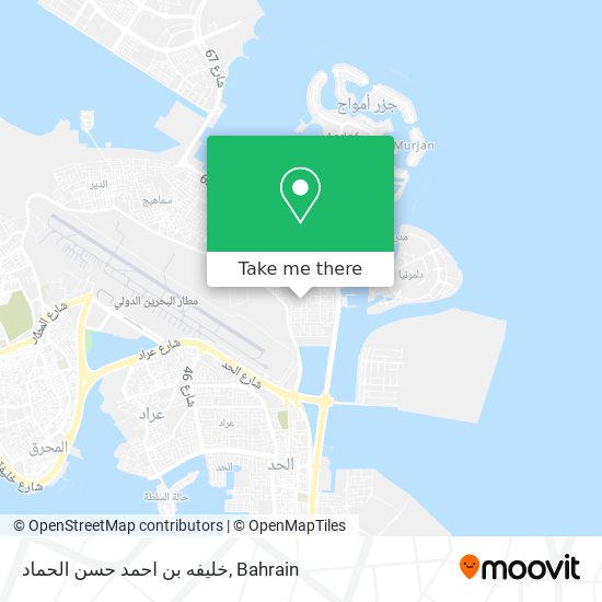 خليفه بن احمد حسن الحماد map
