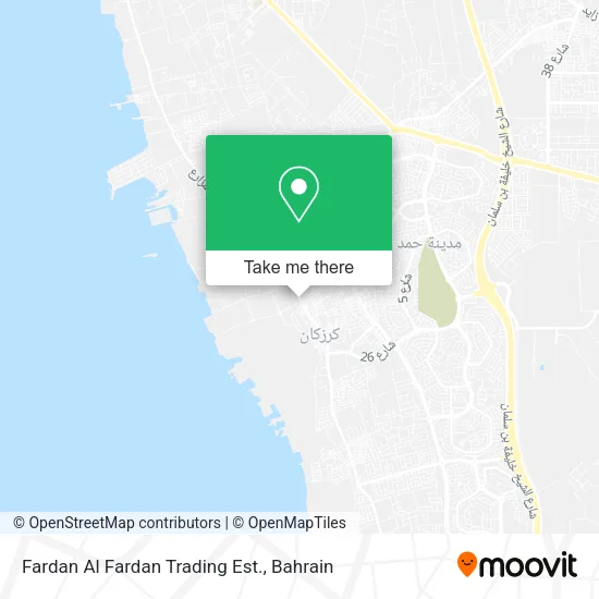 Fardan Al Fardan Trading Est. map