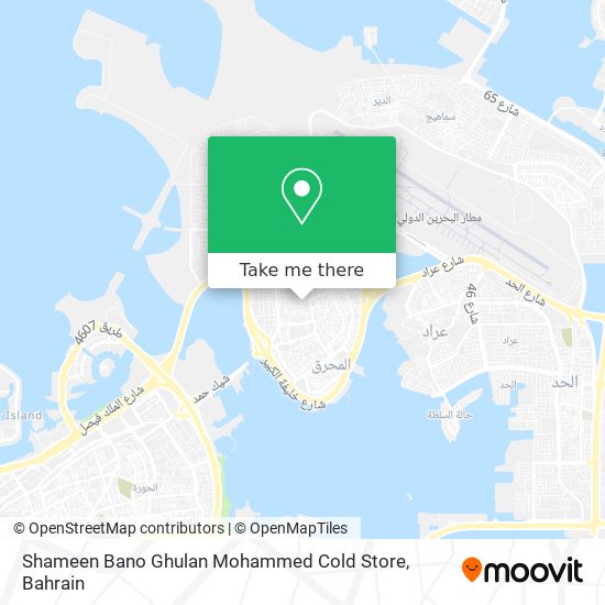 Shameen Bano Ghulan Mohammed Cold Store map