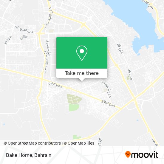 Bake Home map