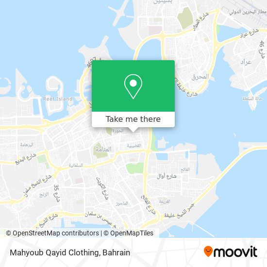 Mahyoub Qayid Clothing map